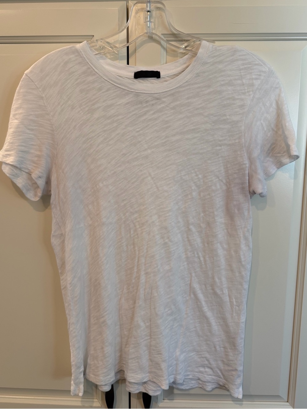 ATM White Schoolboy Crewneck Tee